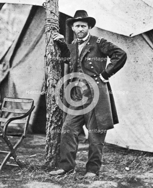 Ulysses S Grant (1822-1885), American soldier and statesman, c1860s. Artist: Unknown
