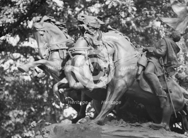 Ulysses S. Grant Memorial - Equestrian statues in Washington, D.C., between 1911 and 1942. Creator: Arnold Genthe.