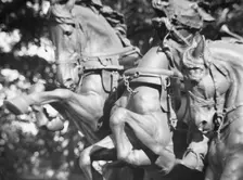 Ulysses S. Grant Memorial - Equestrian statues in Washington, D.C., between 1911 and 1942. Creator: Arnold Genthe