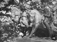 Ulysses S. Grant Memorial - Equestrian statues in Washington, D.C., between 1911 and 1942. Creator: Arnold Genthe