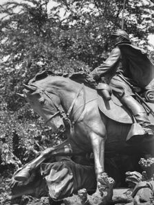 Ulysses S. Grant Memorial - Equestrian statues in Washington, D.C., between 1911 and 1942. Creator: Arnold Genthe