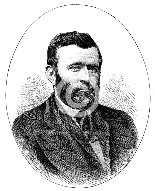 Ulysses S Grant, American general and 18th President of the United States, (1888). Artist: Unknown