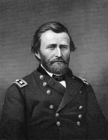 Ulysses S Grant, American general and 18th President of the United States, 19th century. Creator: Robert E Whitechurch
