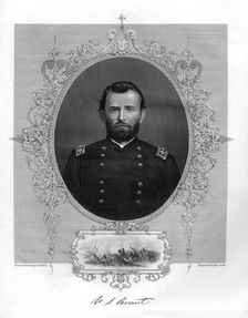 Ulysses S Grant, American general and 18th President of the United States, 1862-1867.Artist: Brady