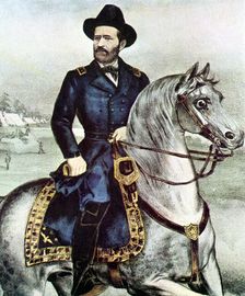 Ulysses S Grant, American soldier, 1863