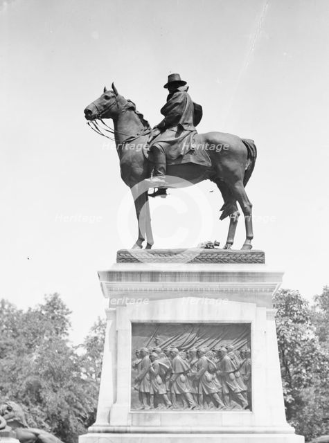 Ulysses S. Grant - Equestrian statues in Washington, D.C., between 1911 and 1942. Creator: Arnold Genthe.