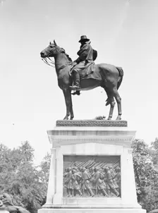 Ulysses S. Grant - Equestrian statues in Washington, D.C., between 1911 and 1942. Creator: Arnold Genthe