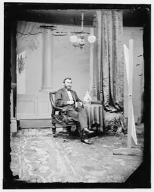 Ulysses S. Grant (seated), between 1865 and 1880. Creator: Unknown