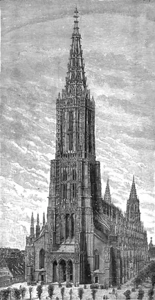 'Ulm Cathedral, the Highest in the World 1890. Creator: Unknown