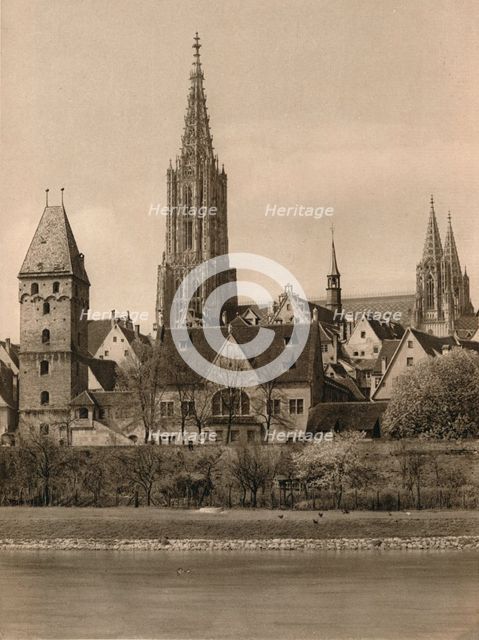 'Ulm. Cathedral - Metzger Tower', 1931. Artist: Kurt Hielscher.