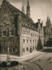 Ulm. Town - Hall - Cathedral Tower 1931. Artist: Kurt Hielscher