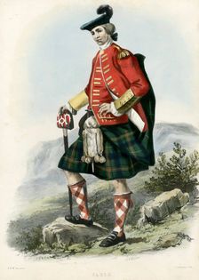 Ulric, from The Clans of the Scottish Highlands, pub. 1845 (colour lithograph)