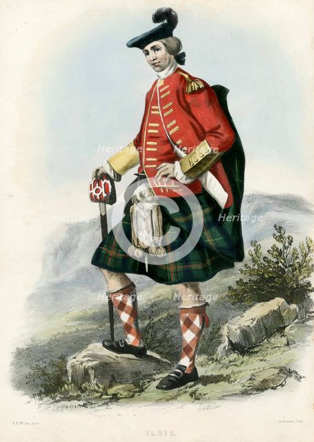 Ulric, from The Clans of the Scottish Highlands, pub. 1845 (colour lithograph)
