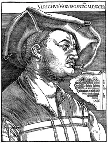 Ulrich Varnbüler 1522, (1936). Artist: Albrecht Dürer