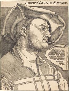 Ulrich Varnbüler, 1522. Creator: Albrecht Durer