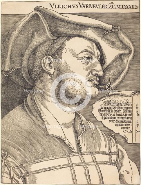 Ulrich Varnbüler, 1522. Creator: Albrecht Durer.