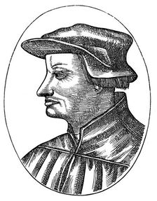 Ulrich Zwingli, Swiss Reformation divine, c1530 (1581)