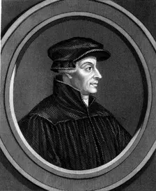 Ulrich Zwingli, Swiss Reformation divine, c1530 (1851)