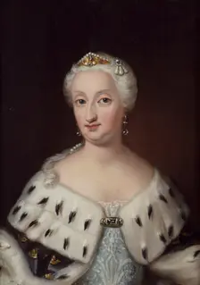 Ulrika Eleonora d.y., 1688-1741, Queen of Sweden, married to King Fredrik I, c1710. Creator: Ulrika Fredrika Pasch