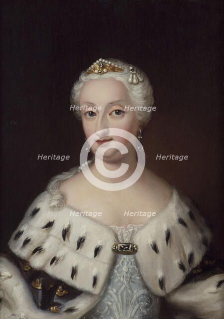 Ulrika Eleonora d.y., 1688-1741, Queen of Sweden, married to King Fredrik I, c1710. Creator: Ulrika Fredrika Pasch.