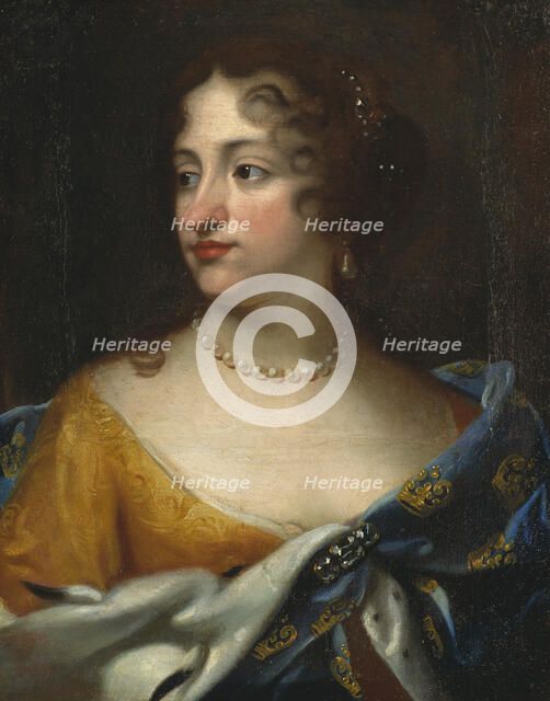Ulrika Eleonora d.ä. 1656-1693, Queen of Sweden Princess of Denmark, 1677. Creator: Jacques d'Agar.