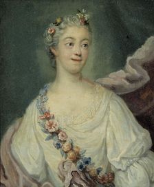 Ulrika Lovisa Tessin, c1730s. Creator: Jakob Bjork