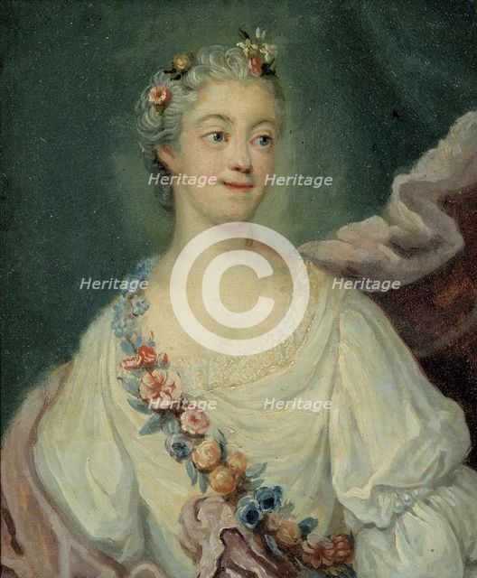Ulrika Lovisa Tessin, c1730s. Creator: Jakob Bjork.