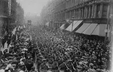 Ulster Volunteers, Belfast, 8 Apr 1916. Creator: Bain News Service