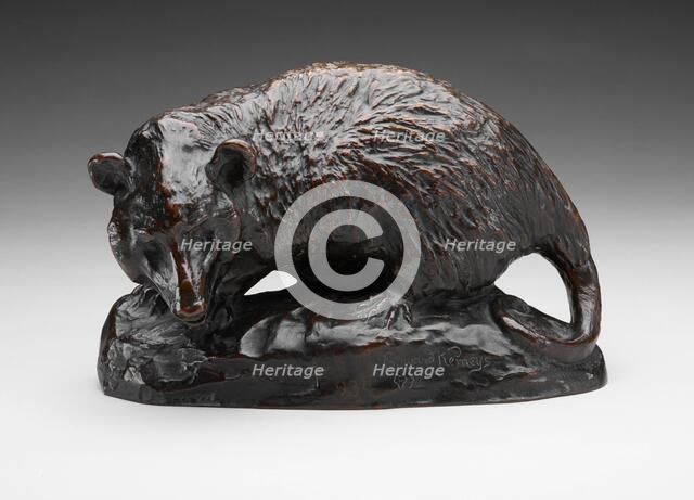 Up de Gum Tree, 1843-1907. Creators: Edward Kemeys, American Bronze Foundry Company.