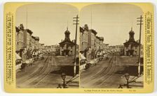 Up East Water St. from the Kirby House, 1880/89. Creator: Henry Hamilton Bennett