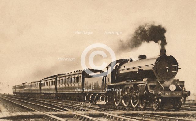 'Up "West of England Dining Car Express" Exeter-London 199 Mins.', early 20th century.  Creator: Unknown.