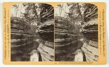 Up the Channel at Steamboat Rock from a Steamer, 1870/1908. Creator: Henry Hamilton Bennett