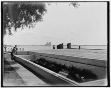 Up the St. Clair River from Star Isl'd. i.e. Island House, between 1890 and 1901. Creator: Unknown
