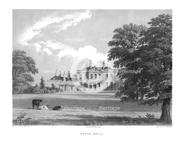 'Upton House', mid-19th century. Creator: Thomas Picken.