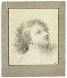Upturned Head of Youth, n.d. Creator: John Downman