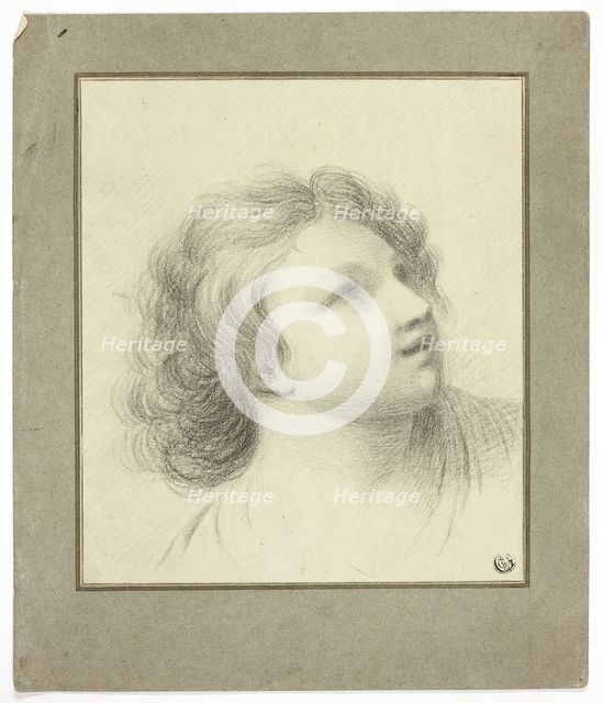 Upturned Head of Youth, n.d. Creator: John Downman.