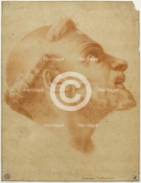 Upturned Head of Saint Dominic, n.d. Creator: Lorenzo Sabatini.