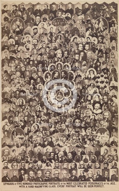 Upwards of Five Hundred Photographic Portraits of the Most Celebrated Personages of th..., ca. 1864. Creator: Ashford Brothers & Co.