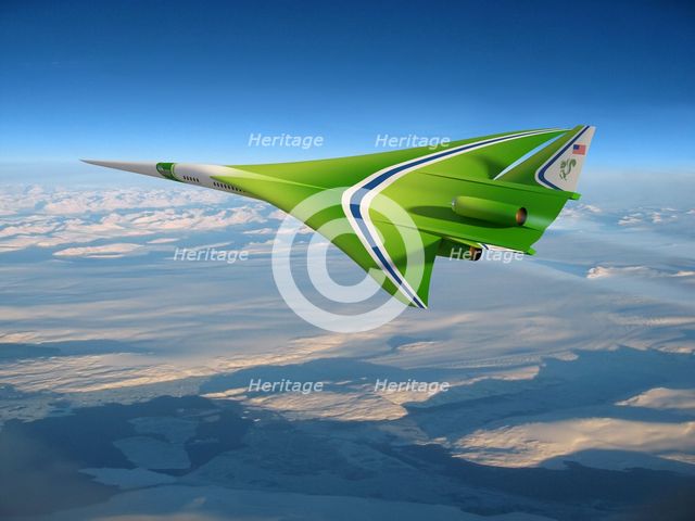 Updated Supersonic, USA, 2007.  Creator: NASA.