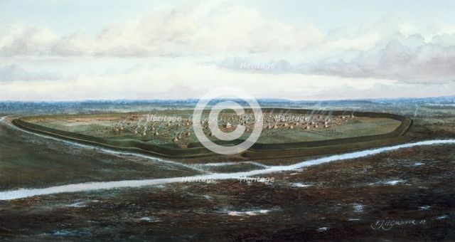 Uphall Camp, London, c100 BC.  Creator: Frank Gardiner.