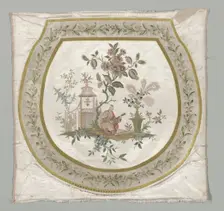Upholstery for a Chair Seat, c. 1743-1774. Creator: Philippe de Lasalle (French, 1723-1805)