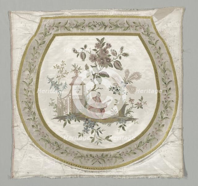 Upholstery for a Chair Seat, c. 1743-1774. Creator: Philippe de Lasalle (French, 1723-1805).