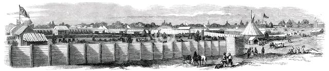Upper Canada Agricultural Association - the Exhibition at Niagara, 1850. Creator: Unknown.