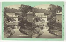 Upper Cascade. Ithaca Gorge, late 19th century. Creator: William Frear