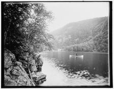 Upper Cascade Lake, Adirondack Mts., c1902. Creator: William H. Jackson