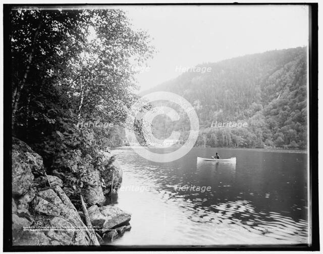 Upper Cascade Lake, Adirondack Mts., c1902. Creator: William H. Jackson.