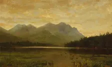 Upper Ausable Lake, 1868. Creator: Homer Dodge Martin