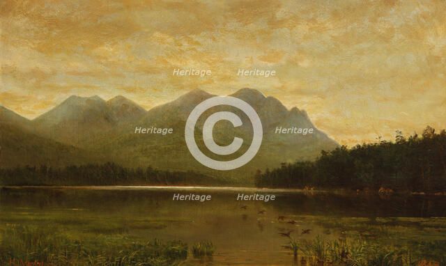 Upper Ausable Lake, 1868. Creator: Homer Dodge Martin.