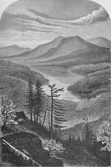 Upper Ausable Lake c1870, (1883)