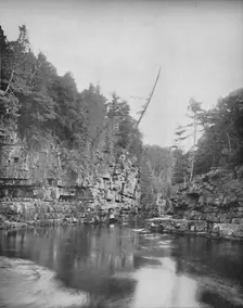 Upper End of Au Sable Chasm, the Adirondacks c1897. Creator: Unknown
